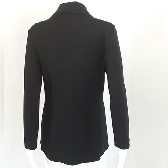 SOMA Intimates Soft Plush Black Cardigan Sweater Jacket Sz. S - Picture 4 of 6